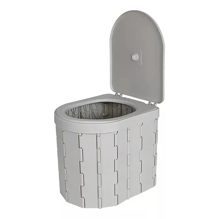 INODORO PORTATIL BAÑO PLEGABLE PARA CAMPING - 1