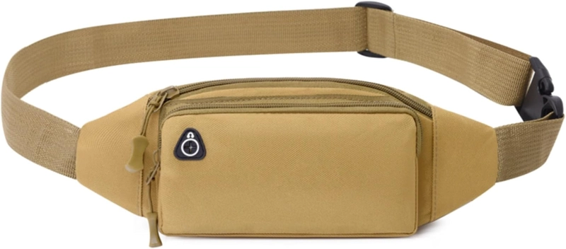 BANANO CANGURERA DEPORTIVA Y DE VIAJE RIÑONERA UNISEX (Beige) - 1