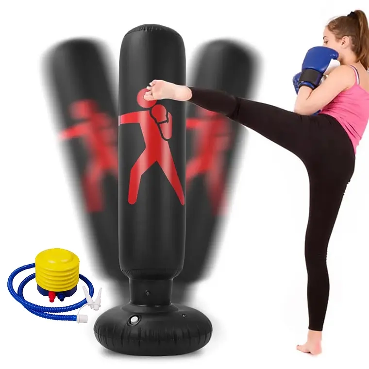 SACO DE BOXEO INFLABLE + INFLADOR - 1