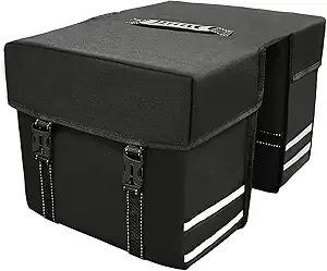 ALFORJA PARA BICICLETA BOLSO DOBLE CAPACIDAD 25 LITROS - 1