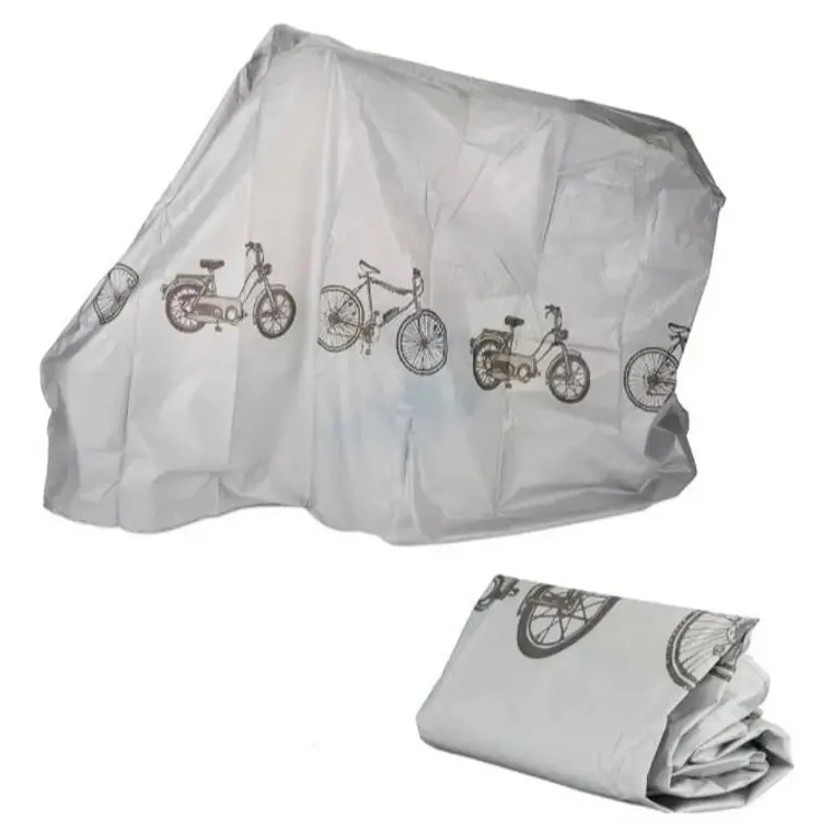 CARPA FUNDA LONA CUBRE MOTO BICICLETA CON DISEÑO - 1