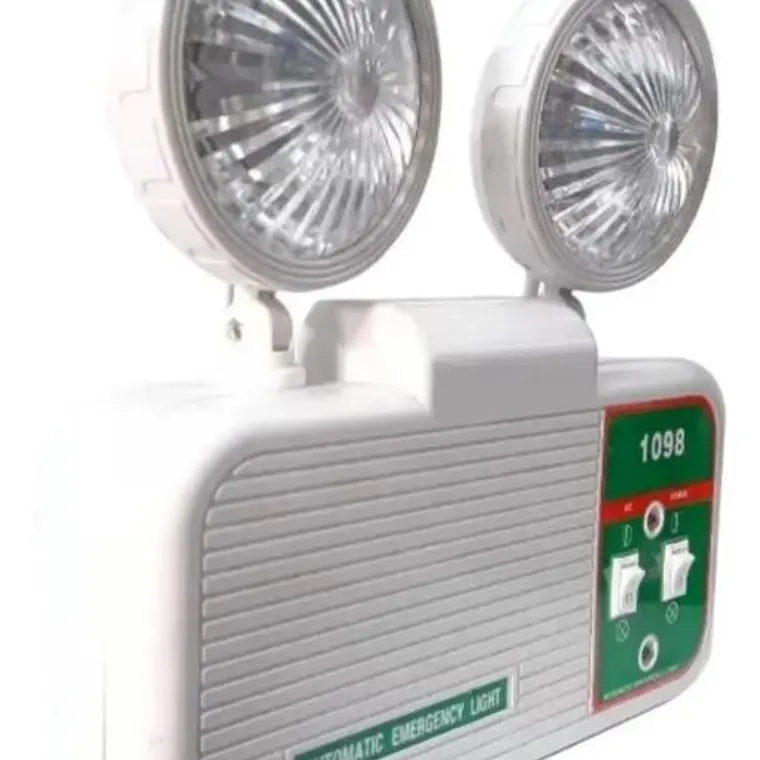 LUZ LAMPARA EMERGENCIA LED DOBLE FOCO - 1