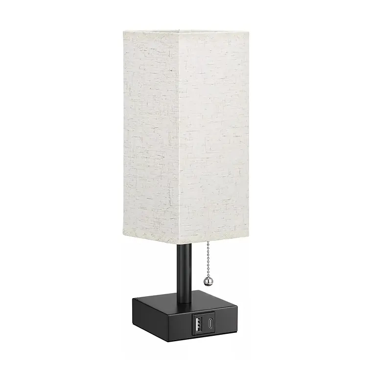 LAMPARA PARA DECORACION DE ESCRITORIO/VELADOR CON CARGADOR - 1