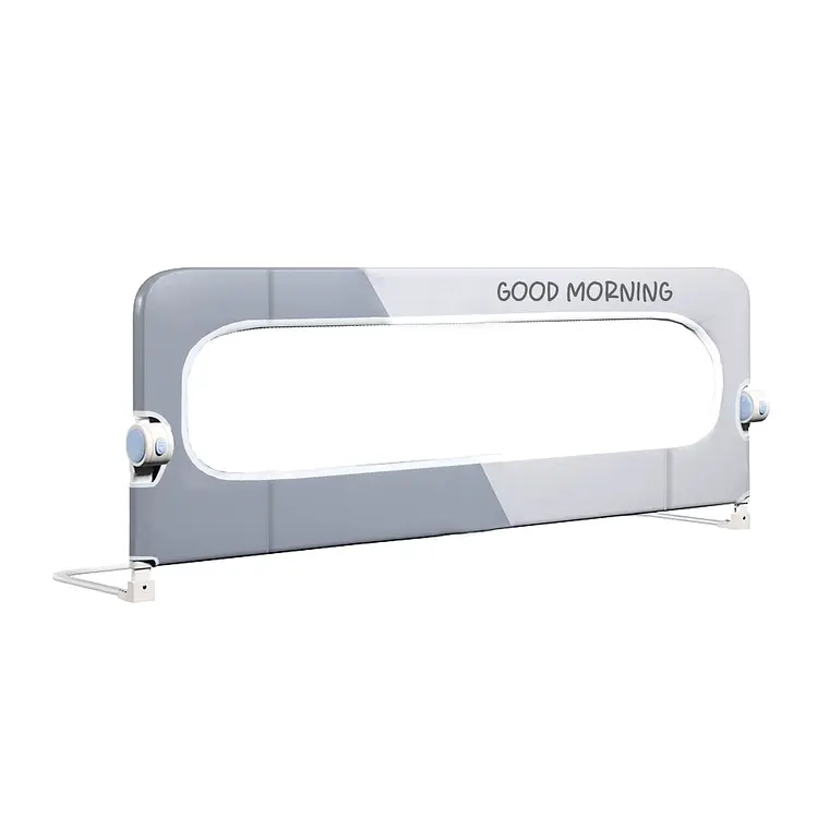 BARANDA DE CAMA 1.5MTRS SEGURIDAD BEBE ABATIBLE AJUSTABLE - 1