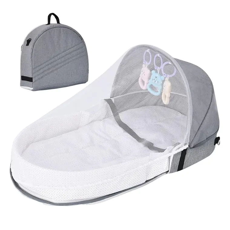 CAMA MOISE S PARA BEBE  PORTATIL PLEGABLE CON MOSQUITERA - 1