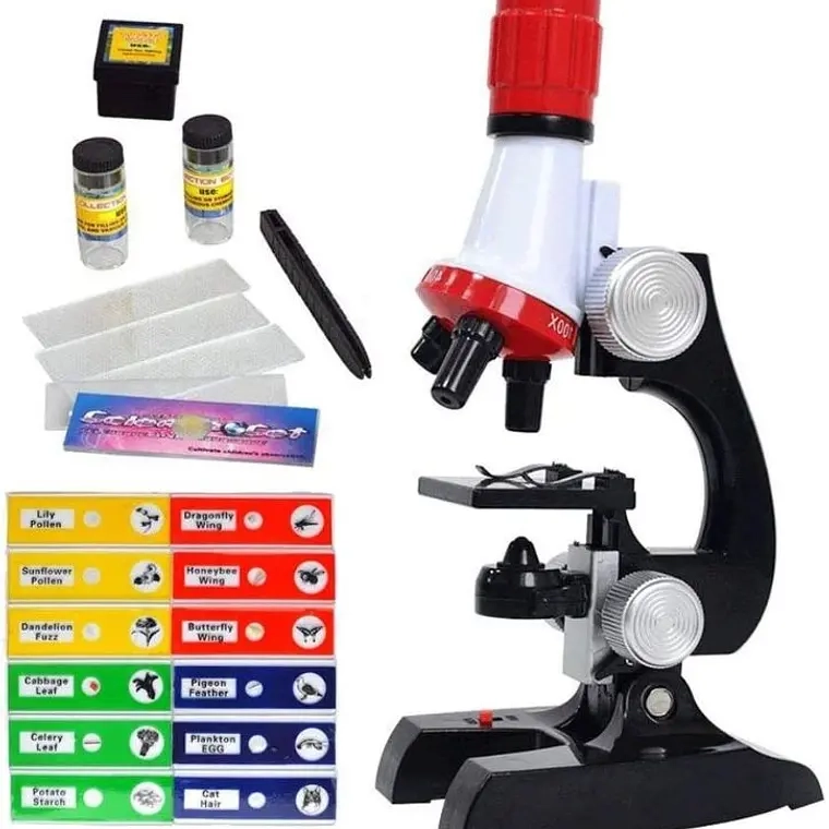 KIT DE CIENCIA PARA NIÑOS MICROSCOPIO JUGUETE EDUCATIVO - 1