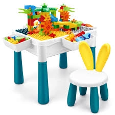 MESA DIDACTICA DE BLOQUES CONSTRUCCION MAS SILLA - 1