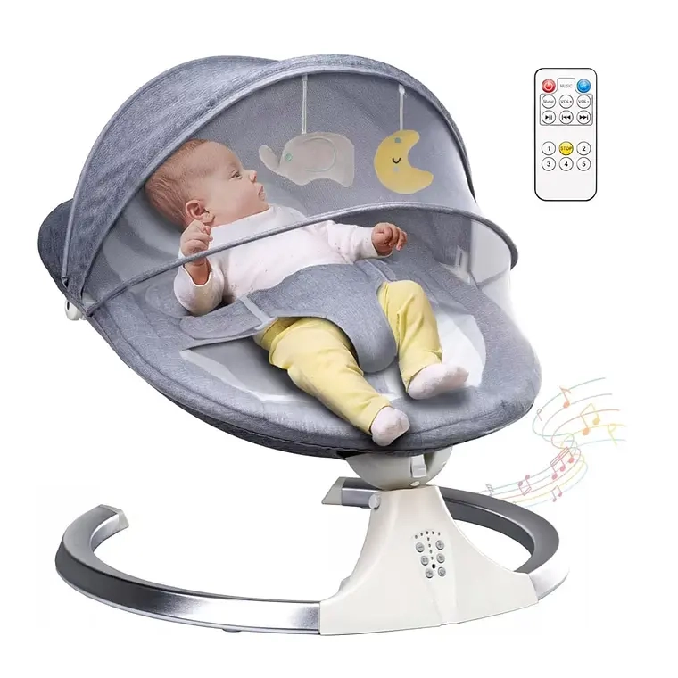 SILLA MECEDORA ELECTRICA INTELIGENTE BEBE S MULTIFUNCION - 1