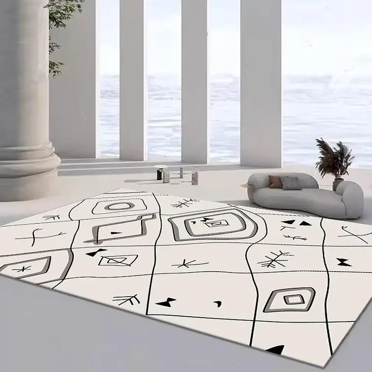ALFOMBRAS PELUDAS ANTIDESLIZANTE 120 X80 CM - 1