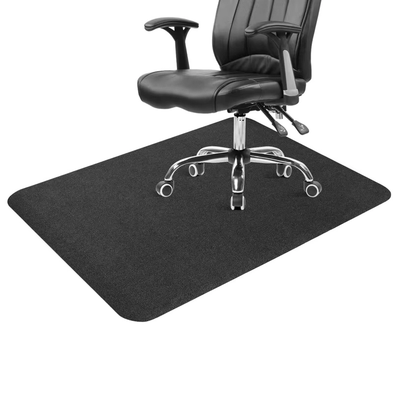 ALFOMBRILLA ANTIDESLIZANTE PARA SILLA DE OFICINA 120X90CM NEGRO - 1