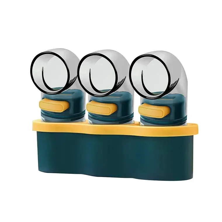 BOTELLAS DISPENSADOR DE ESPECIAS DE COCINA SAL SALSAS - 1