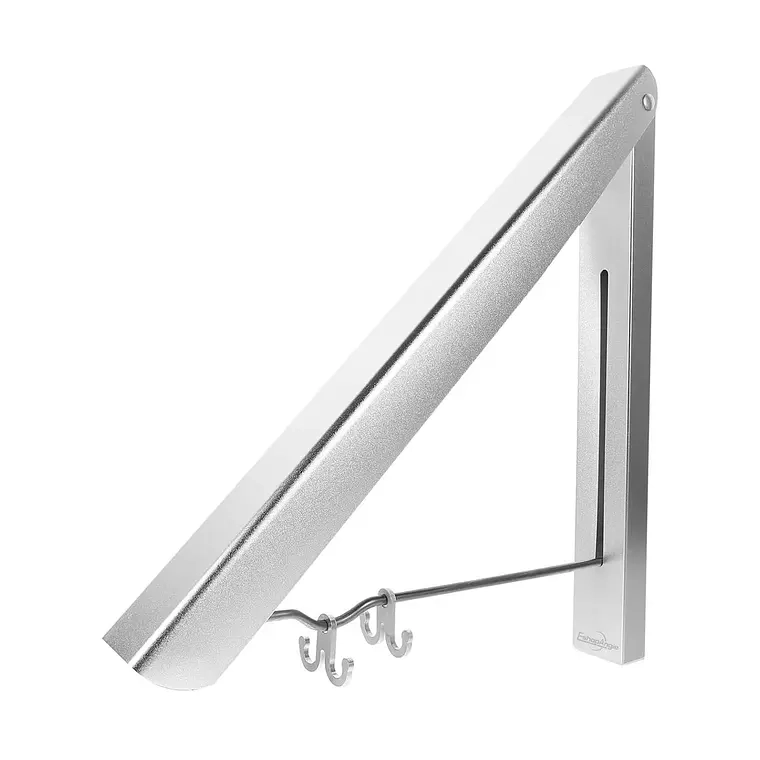 COLGADOR DE ROPA PLEGABLE TENDEDERO RETRACTIL MONTADO - 1