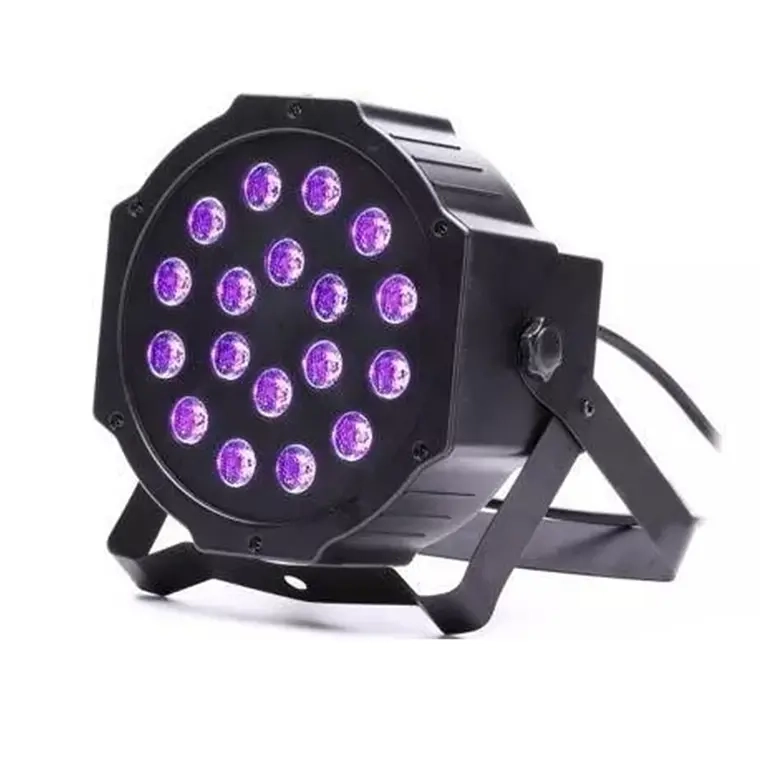FOCO18 LED UV NEGRO LUZ DMX FIESTA FLUOR - 1