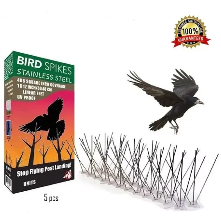 PACK 5 PUAS REPELENTES PALOMAS ANTI AVES - 1