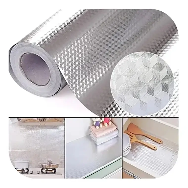 PAPEL AUTOADHESIVO COCINA PARED MURO REVESTIR 40X300CM - 1