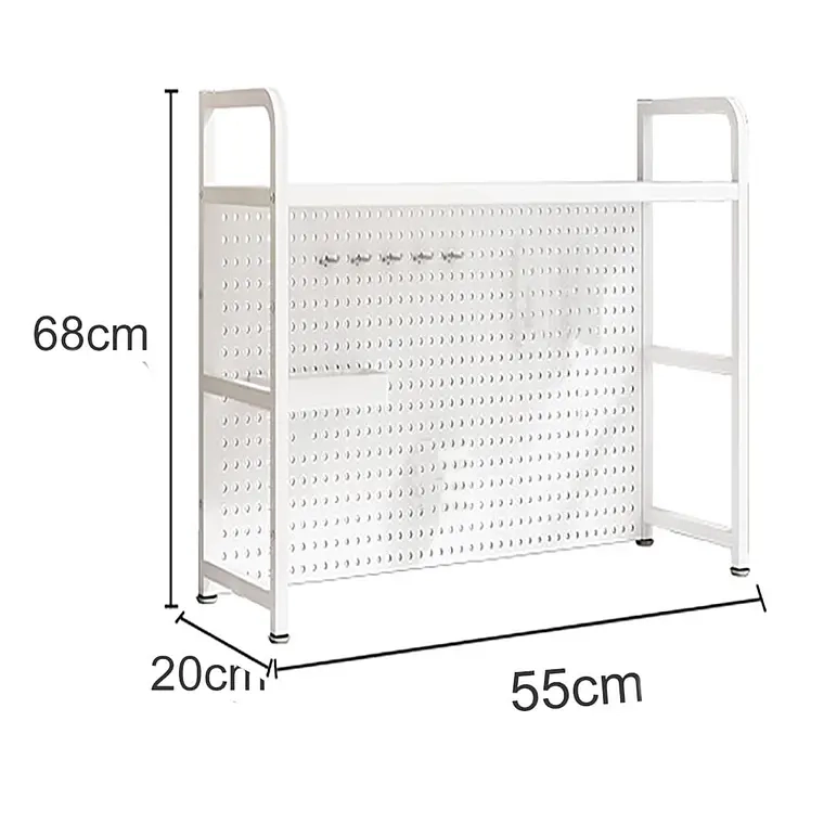 RACK ESTANTE ORGANIZADOR DE ESCRITORIO 1 NIVEL 55X68X20 - 1