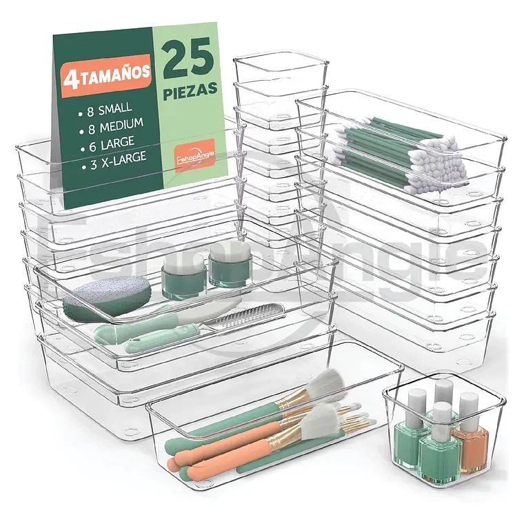 SET DE 25 CAJONES DE ESCRITORIO ORGANIZADORES - 1