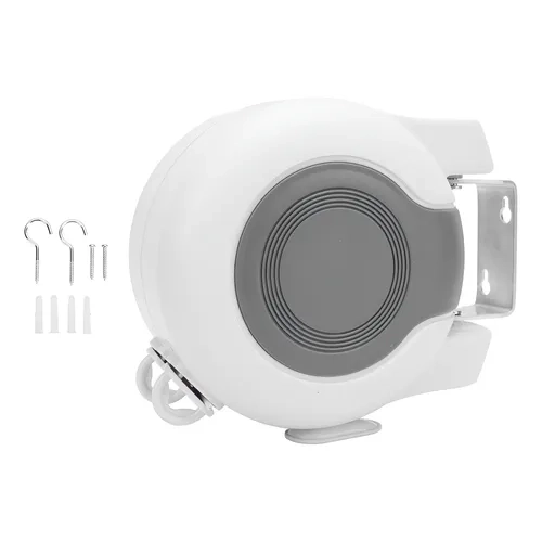 TENDEDERO RETRACTIL COLGADOR DE ROPA DOBLE LINEA - 1