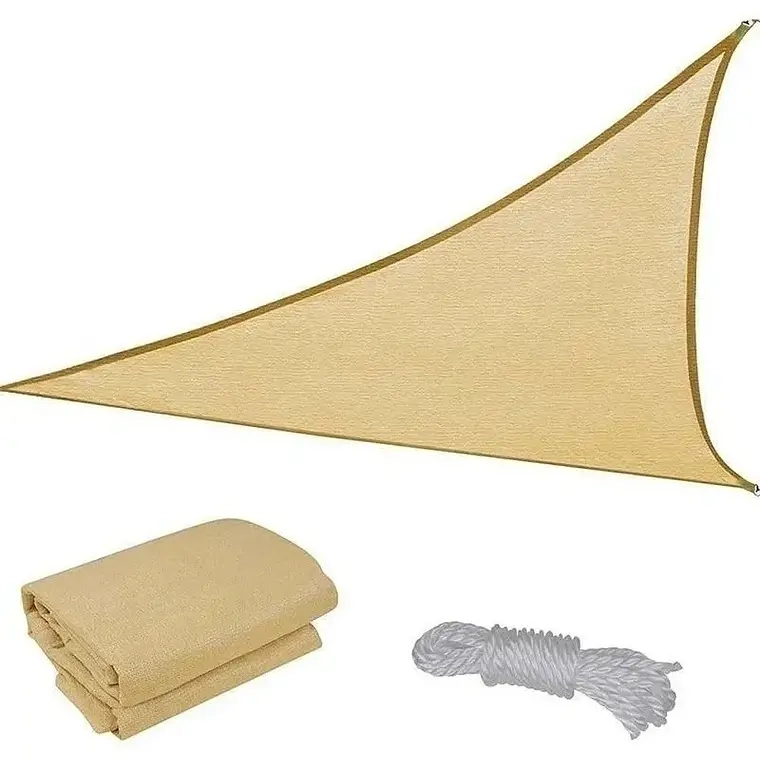 VELA SOMBRA 5MX5MX5M TOLDOS VELA MALLA SOMBRA TRIANGULAR - 1
