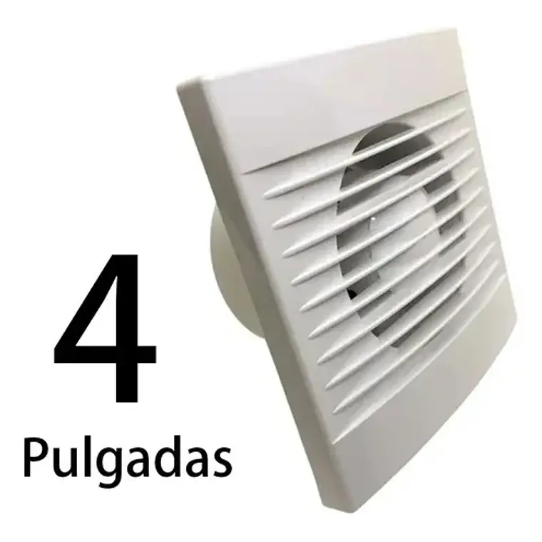 EXTRACTOR AIRE 220V 4 PULGADAS 10CM BAÑO COCINA OFICINA - 1