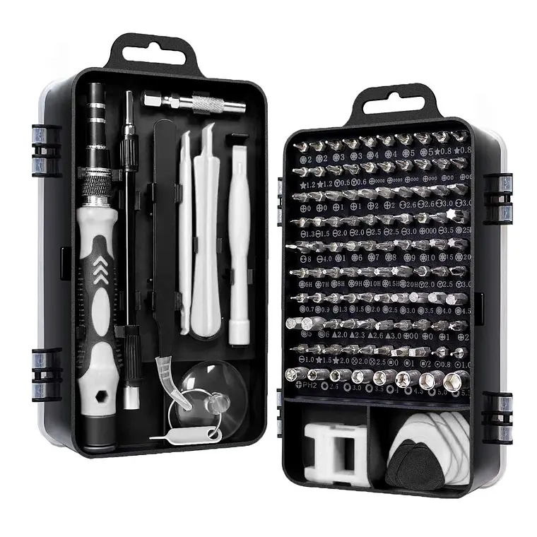 JUEGO DE MINI DESTORNILLADORES TORX DE PRECISION 117 EN 1 - 1
