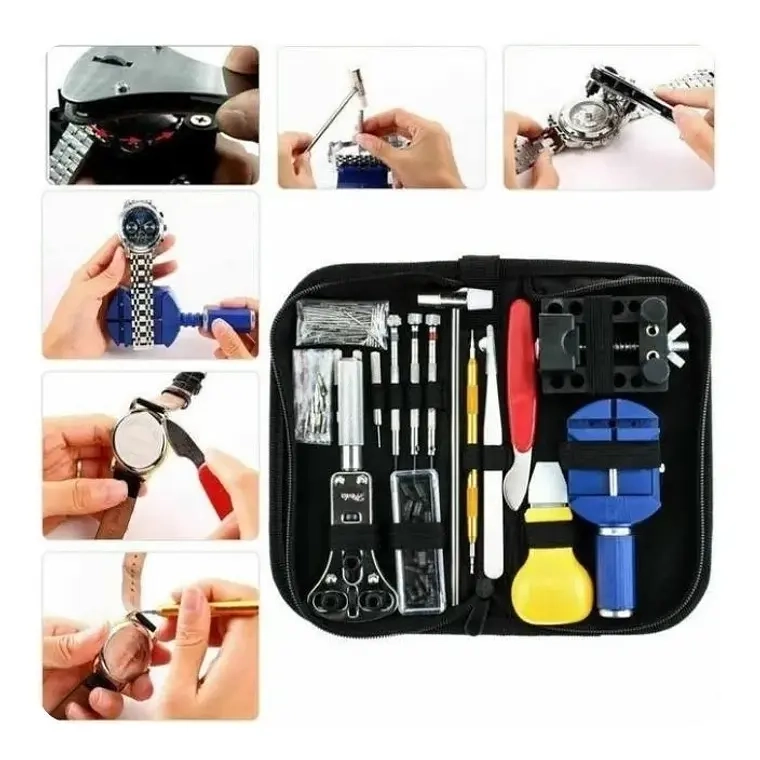 KIT HERRAMIENTAS REPARACION DE RELOJES 147 PCS - 1
