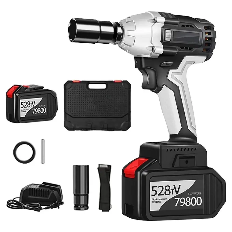 LLAVE ELE CTRICA ATORNILLADOR PORTATIL 2 BATERIAS LITIO - 1