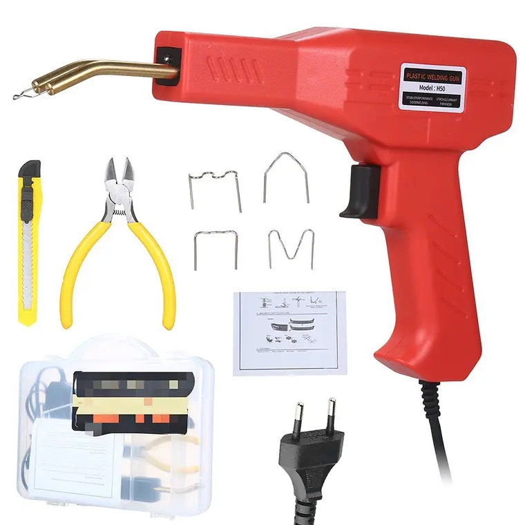 MAQUINA DE SOLDAR GRAPADORA DE PLASTICO CALIENTE 50W - 1