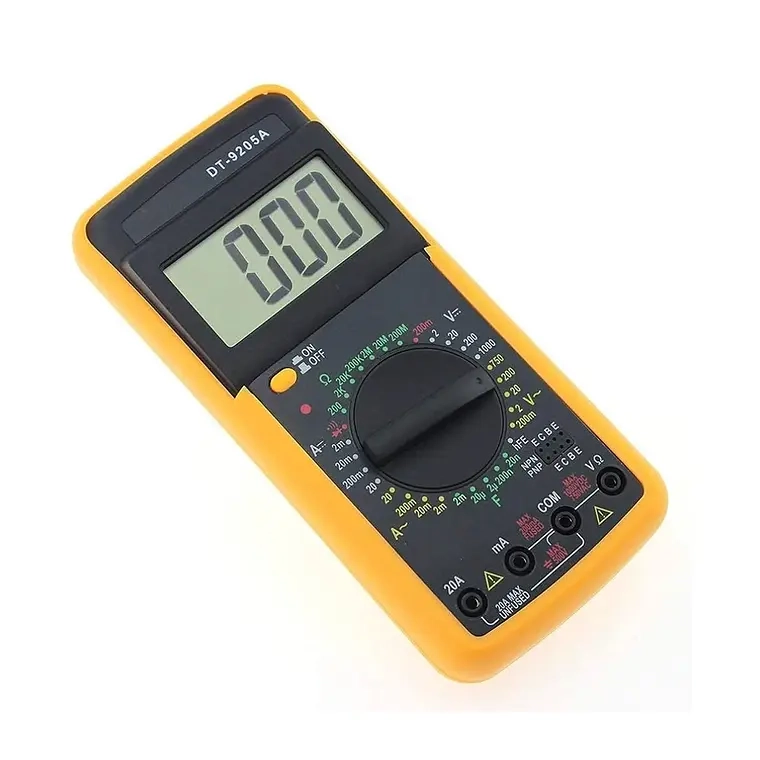 MULTITESTER MULTIMETRO TESTER DIGITAL LCD DT9205A - 1