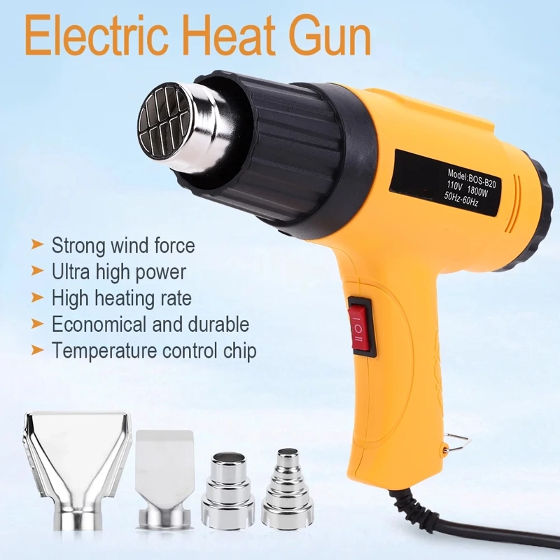 PISTOLA DE CALOR ELE CTRICA AIRE CALIENTE 2000W - 1