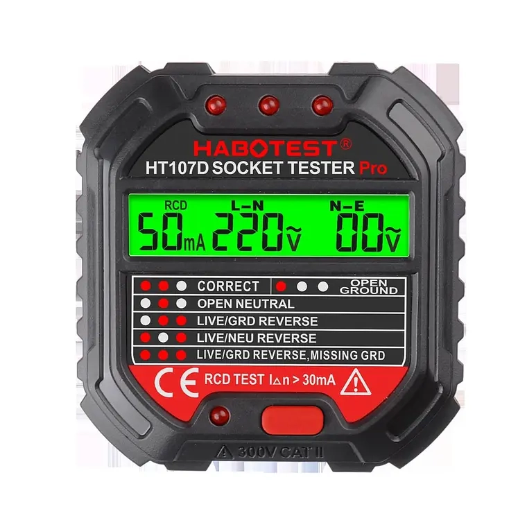 PROBADOR DIFERENCIAL TESTER DE ENCHUFES - 1