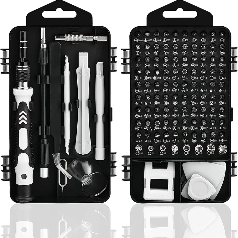 SET 115 PCS DESTORNILLADORES PRECISION TORX MAGNE TICOS - 1