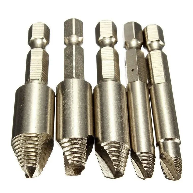 SET BROCAS EXTRACTOR TORNILLOS PERNOS ROTOS CABEZA RODADA - 1