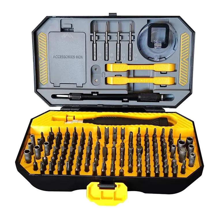 SET DESTORNILLADOR DE PRECISION JUEGO 145 PIEZAS - 1