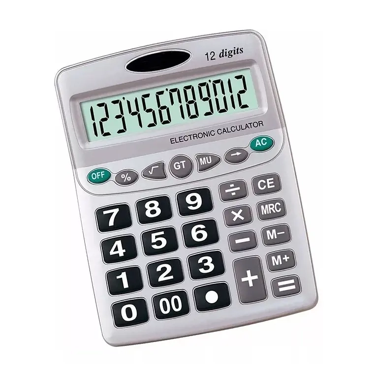 CALCULADORA DE NUMEROS GRANDES 12 DIGITOS - 1