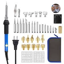 PIROGRABADOR CAUTIN PARA MADERA CON PUNTA LAPIZ 60W 35PCS - 1