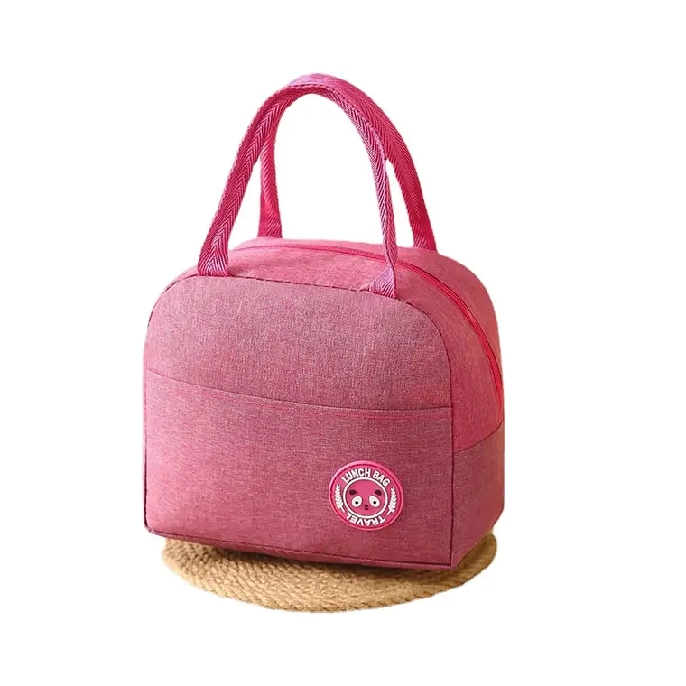 LONCHERA BOLSA TERMICA COLACION ALMUERZO PORTATIL UNISEX (Gris) - 1
