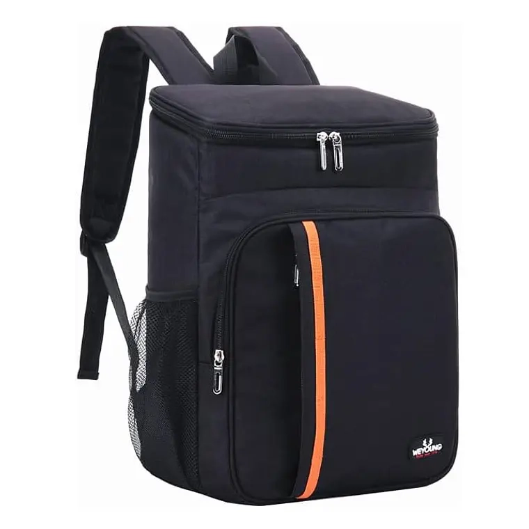 MOCHILA TERMICA BOLSA GRANDE PARA ALMUERZO DE 18 LITROS (NEGRO) - 1
