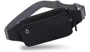 BANANO CANGURERA DEPORTIVA Y DE VIAJE RIÑONERA UNISEX (NEGRO) - 1