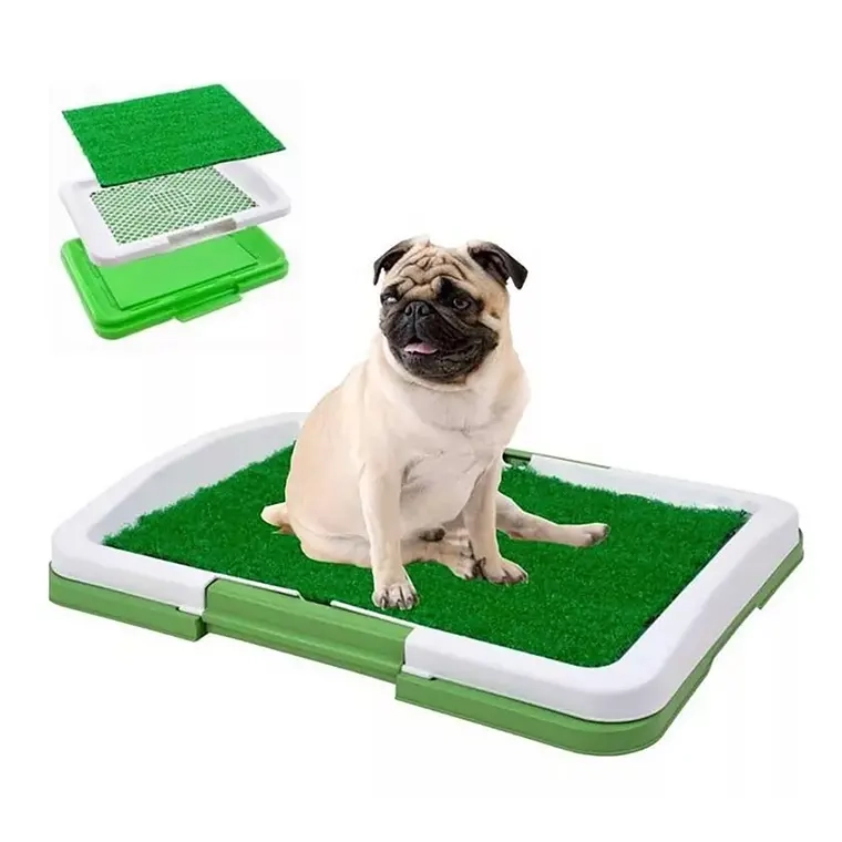 BAÑO PARA PERROS Y GATOS ECOLOGICO MASCOTA 3 NIVELES 46X33CM - 1