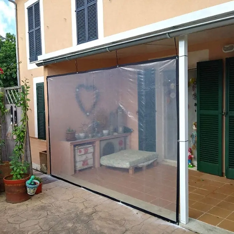 Lonas Transparentes Resistentes Impermeables (Tamaño 3x4) - 1