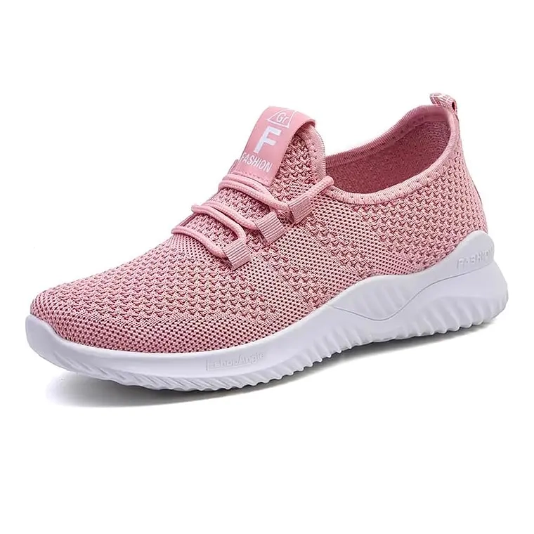 Zapatillas Deportivas Para Mujer Cómodas Malla Transpirable (Talla 39 Negro) - 1