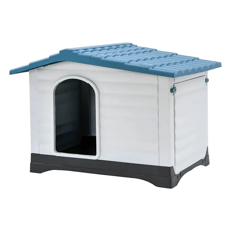 CASA PARA PERRO MASCOTAS EXTERIOR E INTERIOR IMPERMEABLE - 1