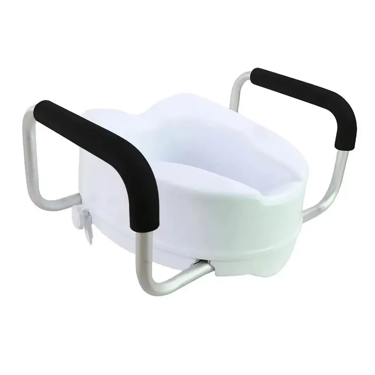 ASIENTO WC ELEVADOR 10CM CON APOYA BRAZOS - 1