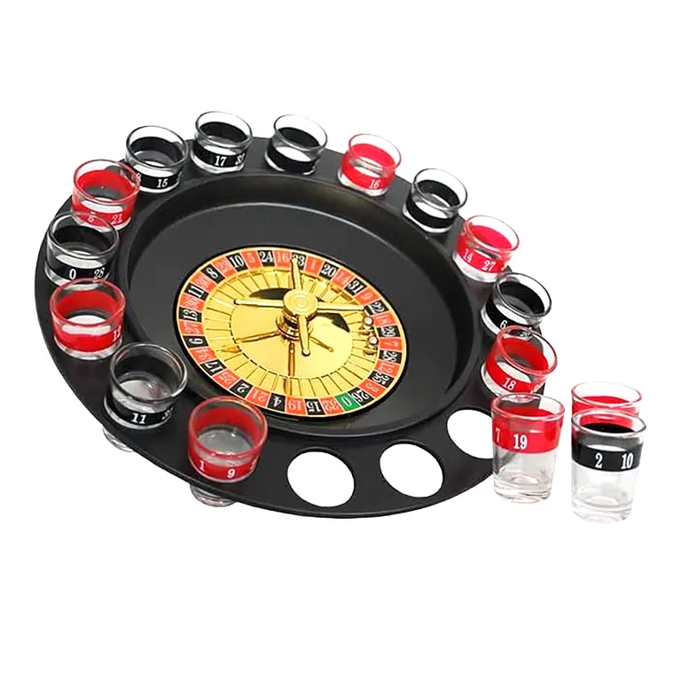 JUEGO DE RULETA CASINO DE SHOTS CORTITOS ALCOHOL CHUPITOS - 1