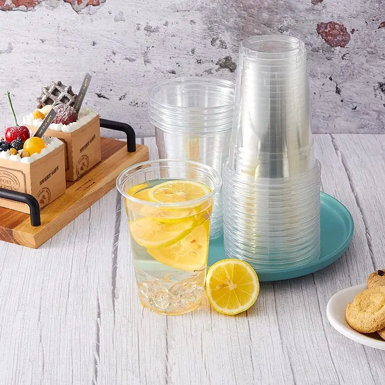 VASO PLASTICO TRANSPARENTE 500ML X 50 UNIDADES - 1