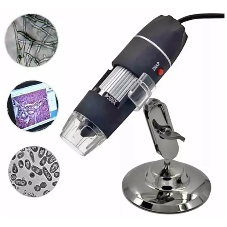 MICROSCOPIO DIGITAL USB 500X / 8 LED - 1