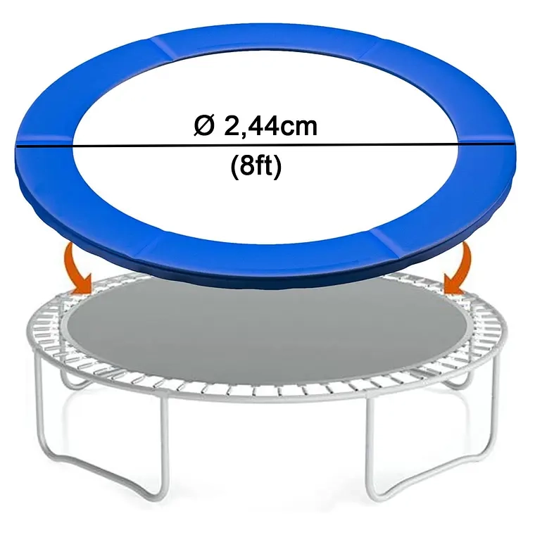 CUBRE RESORTES DE CAMA ELASTICA 2,44 M- 8FT - 1