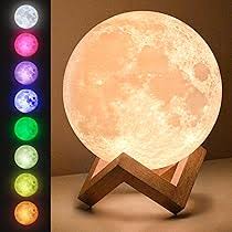 LAMPARA LUNA 3D CON CONTROL REMOTO - 1