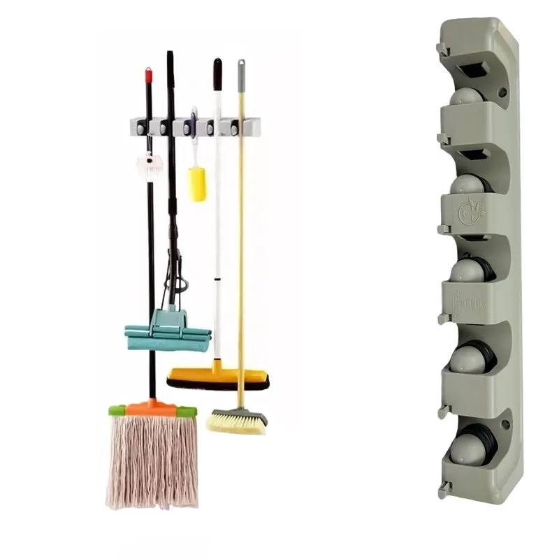 ORGANIZADOR DE ESCOBILLAS Y ACCESORIOS DE LIMPIEZA - 1